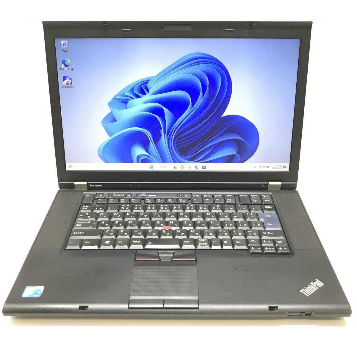 ▲動作品 Lenovo レノボ T510 Think Pad ノートパソコン Core i7 M620 2.67GHz 4.0GB SSD128GB PC Windows11 Pro アダプター付▲ M11205_画像2