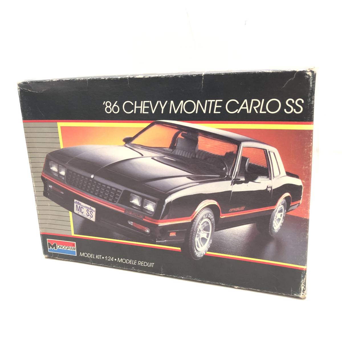 ♪MONOGRAM モノグラム プラモデル ’86 CHEVY MONTE CARLO SS 1/24 玩具 ホビー 現状品♪N21810_画像1