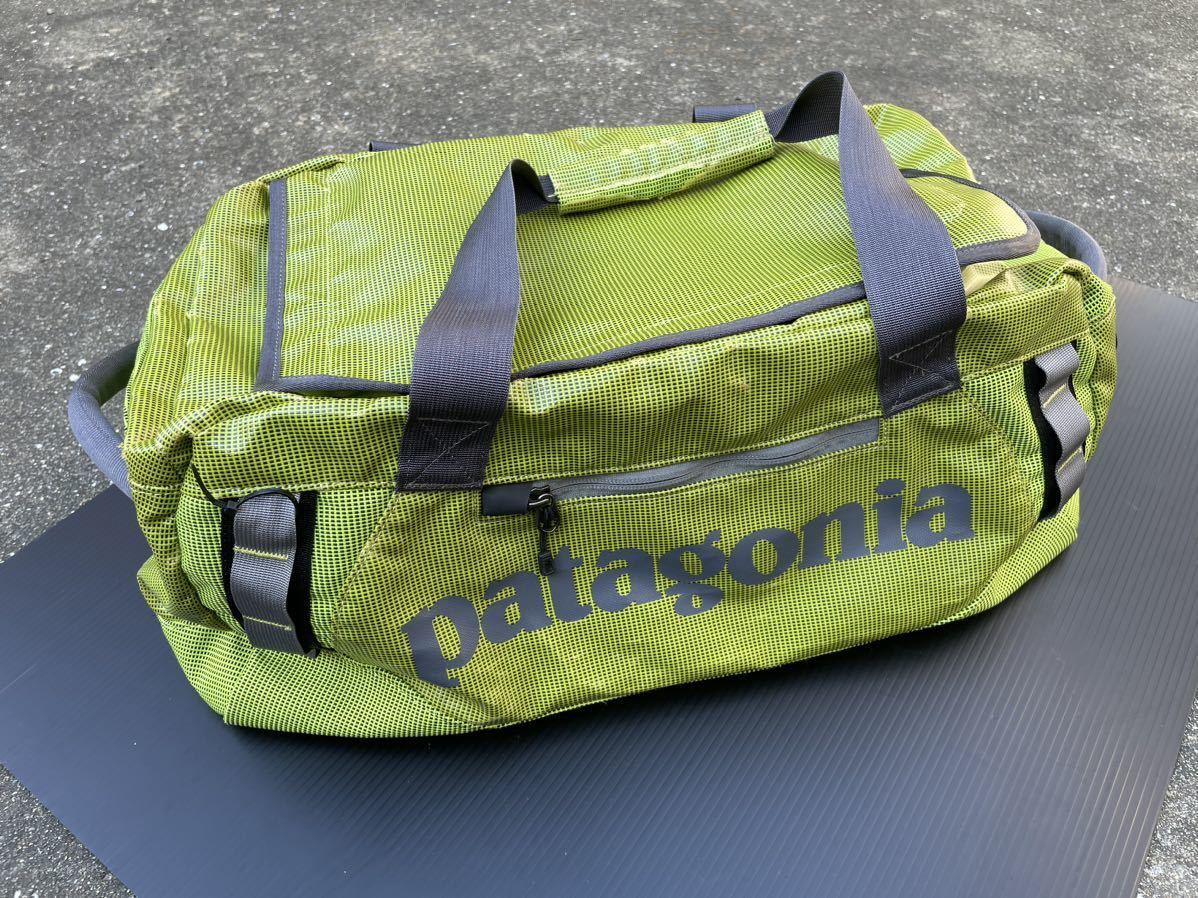 パタゴニア patagonia ブラックホールダッフル　45L _画像1