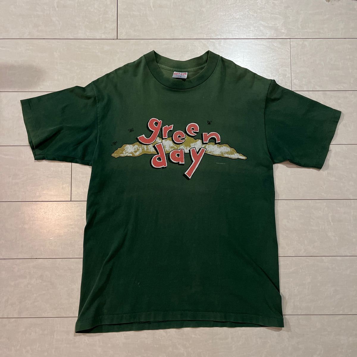 90s GREEN DAY グリーンデイ DOOKIE Tシャツ バンT 1995コピーライト 古着 ヴィンテージ Nirvana _画像1