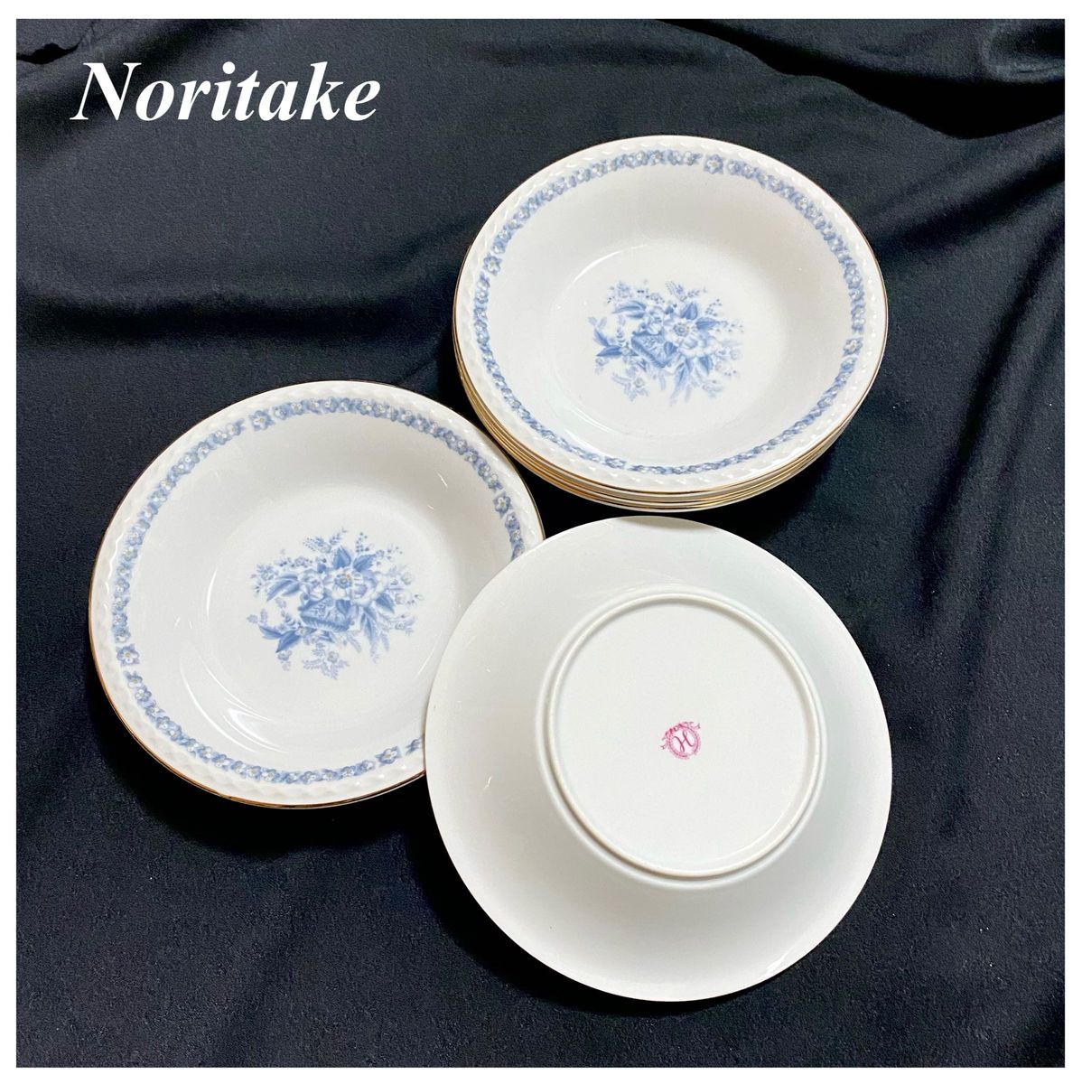 ☆お値下げしております☆Noritake ノリタケ スープ皿 花柄 深皿 洋食器 ５枚揃