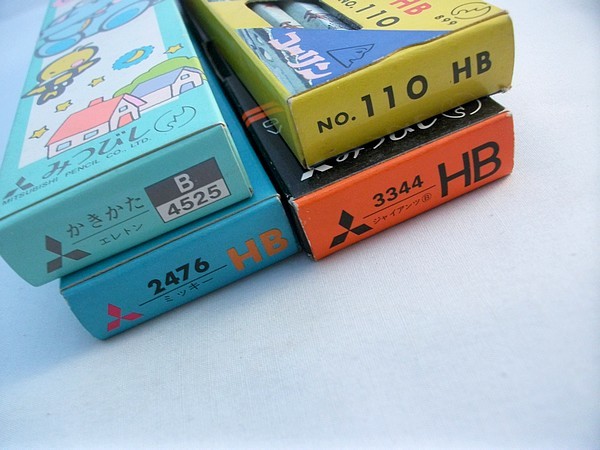 e28u★古い鉛筆 HB／B ４ダース 未使用 在庫品 コーリン／三菱_画像3