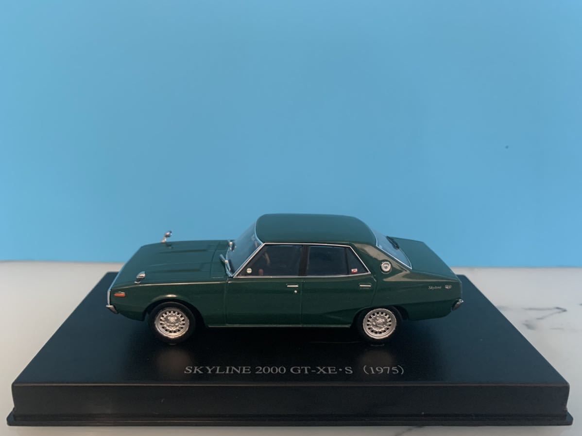 1/43 DISM 日産 スカイライン GC111 （ヨンメリ）2000GT-XE・S 後期型 ダークグリーン　_画像3