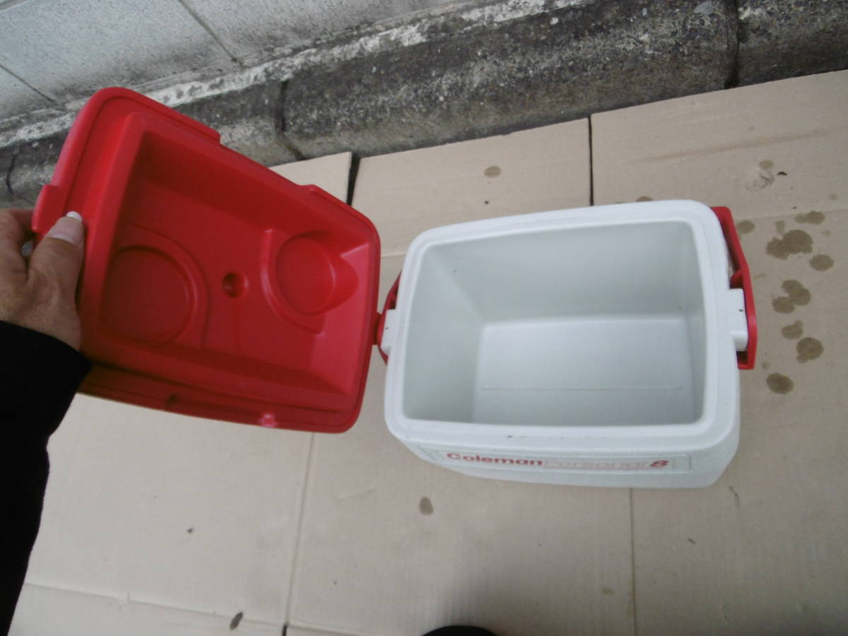  原文:coleman クーラーボックス personal8 28X21.5XH25cm(24X17.5X19cm) 中古！