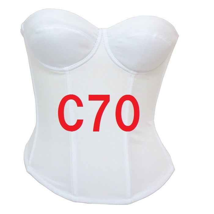 C70* white * wedding lingerie bustier * wedding inner * new goods 