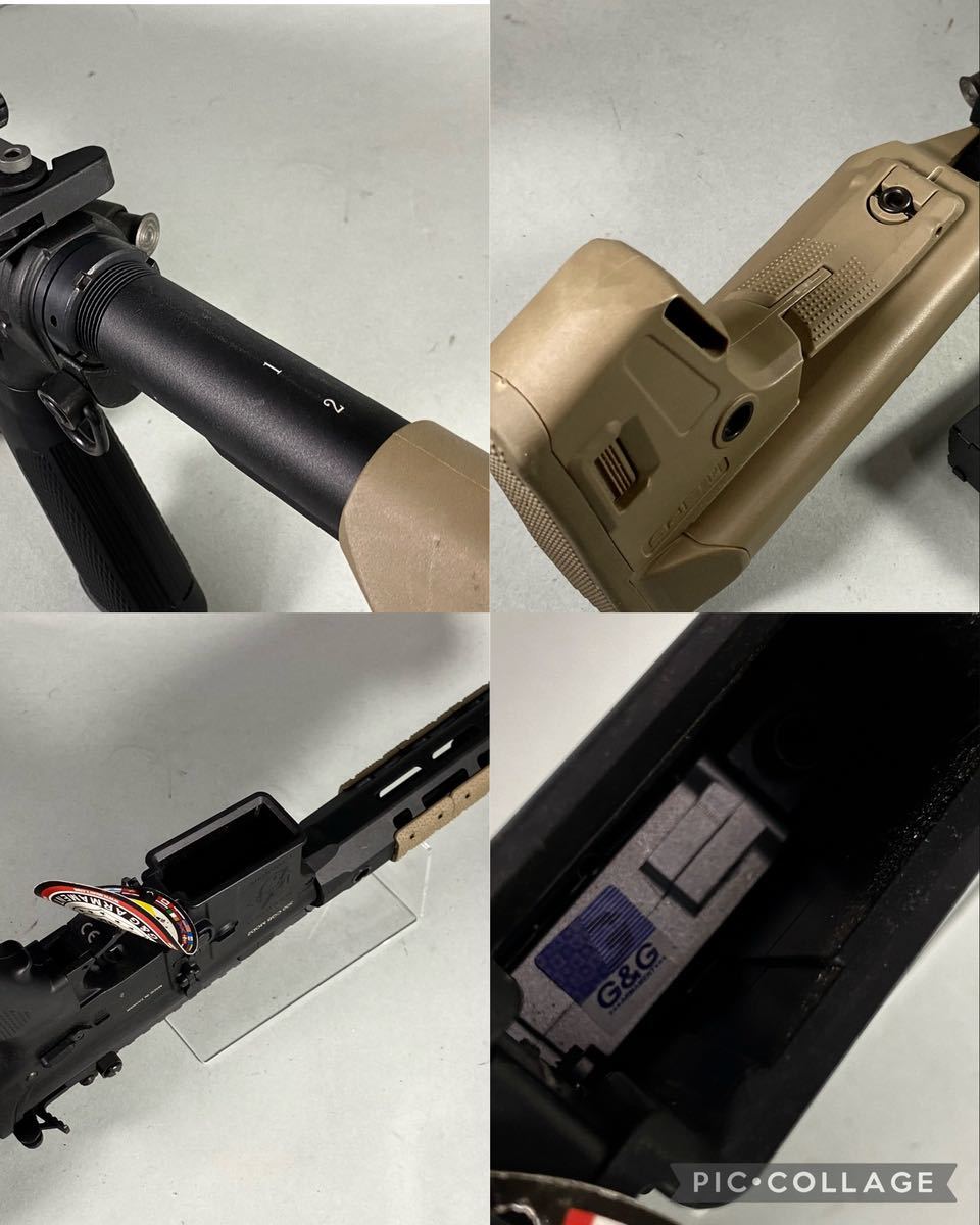 MJ231122-7【美品動作品】G&G ARMAMENT KNIGHT'S ARMAMENT 電動ガン SR30 M-LOK 弾速計測済み トイガン 本体＋マガジン1本_画像7