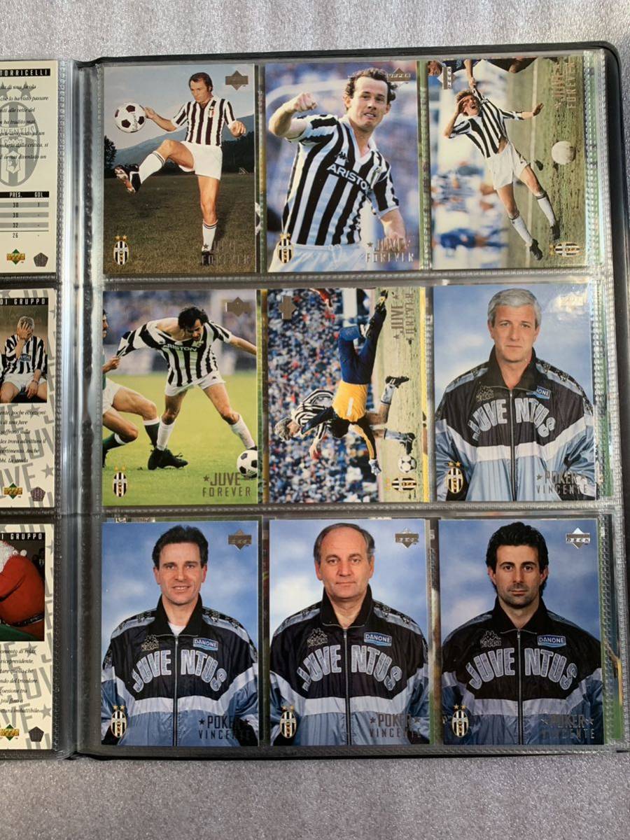 超レア コンプ Upperdeck Juventus 1995 (Roberto Baggio) 90/90 コンプリートセット バッジョ 限定 ファイル付き サッカー カード _画像4