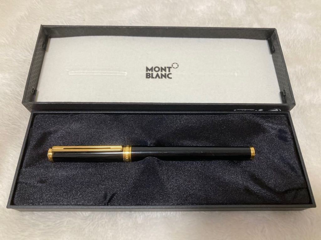 トップ ノブレスオブリージュ 万年筆 モンブラン 黒 14K-585