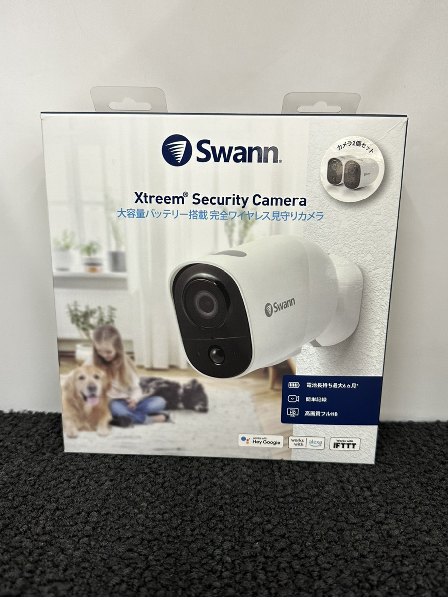 ●Swann Xtreem Security Camera スワン エクストリーム セキュリティ カメラ 2個 SWIFI-XTRCM32G2PK 動作未確認 中古保管品●_画像1