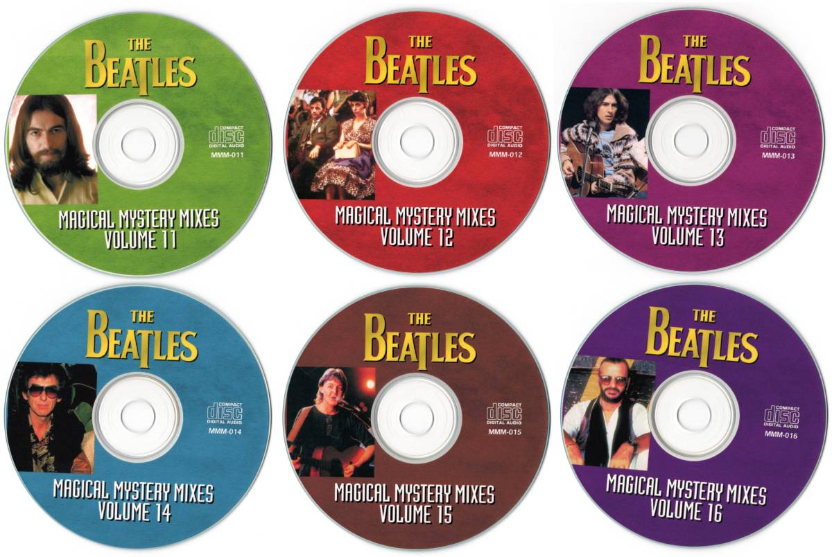 6CD【MAGICAL MYSTERY MIXES Vol.11～16 (2004年製)】Beatles ビートルズ_画像9
