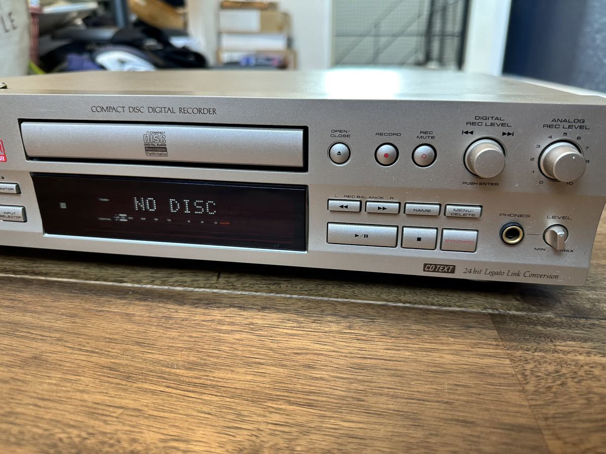 パイオニア Pioneer PDR-D50 CDレコーダー CDデッキ オーディオ機器 通電確認済み使用可能現状渡し_画像2