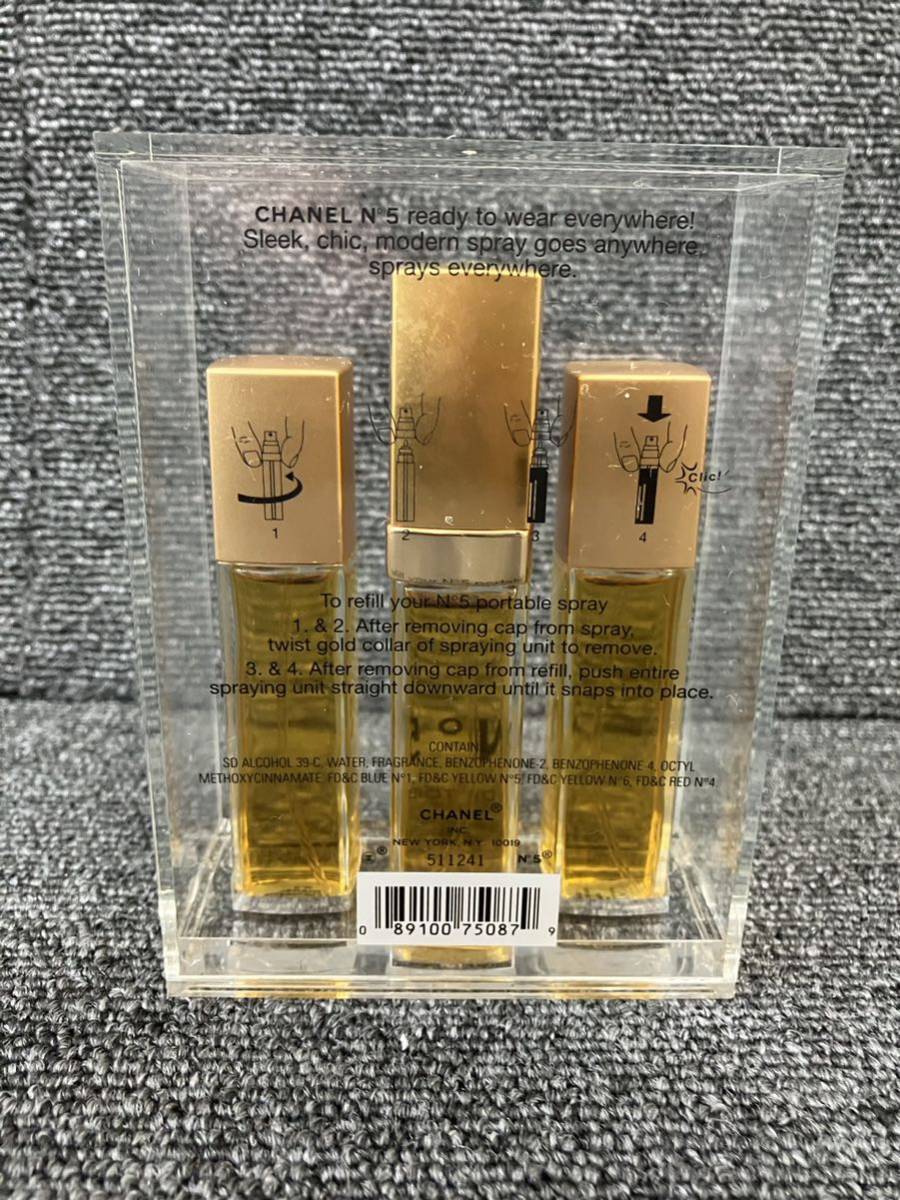 CHANEL 香水 3箱まとめ COCO シャネル / 美品 ココマドモアゼル 3×20ml / No5 3×15ml クリアケース付 / No5 60ml / ほぼ満タン 箱付き /1_画像4