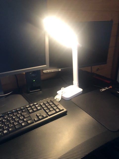 LED デスクライト折りたたみ　明るさ調整 ライト ランプ　目に優しい　勉強　読書　リラックス　電気スタンド　調光　人気　おすすめ_画像7
