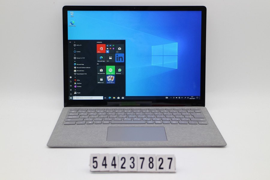 【ジャンク品】Microsoft Surface Laptop 128GB Core i5 7300U 2.6GHz/8GB/128GB(SSD)/Win10 バッテリー膨張 AC欠品 【544237827】_画像1