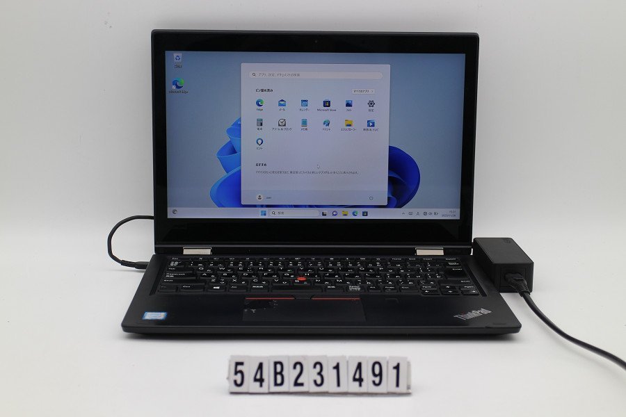 Lenovo ThinkPad L380 Yoga Core i5 8250U 1.6GHz/8GB/128GB(SSD)/13.3W/FHD(1920x1080) タッチパネル/Win11 外装破損 【54B231491】