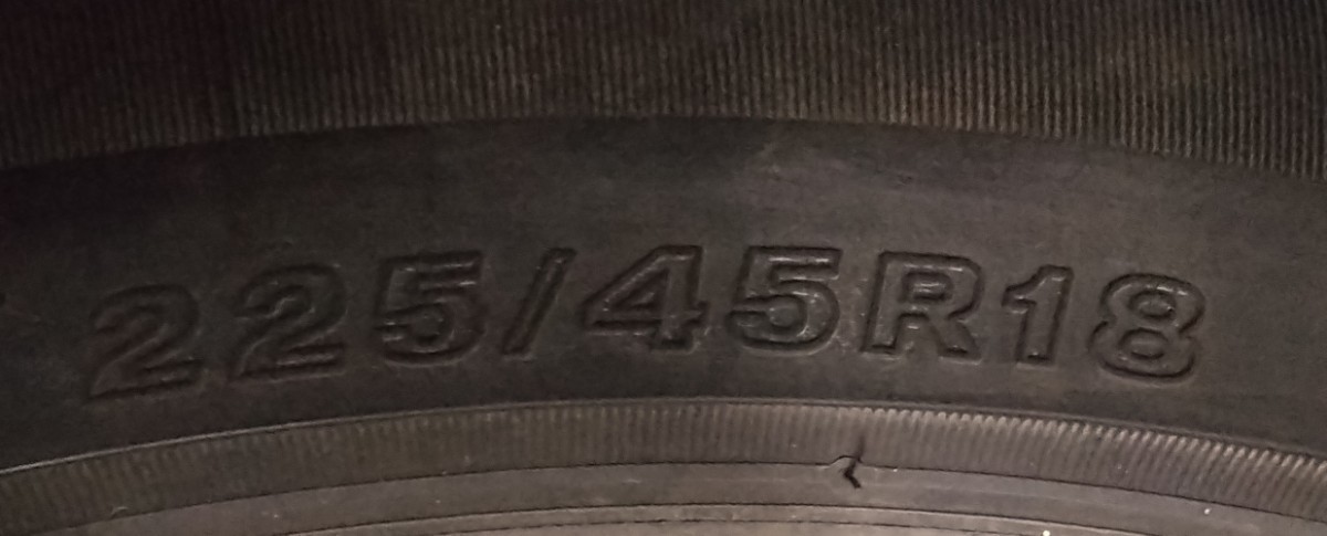 ブリヂストン　ブリザック VRX2 225/45R18　4本セット　2019年製_画像6