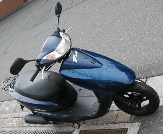 ホンダ ディオ　AF62 ４サイクル （ブルーメタリック　美品 ・中古）埼玉～引き取り限定です（落札者様手配の陸送可）_画像5