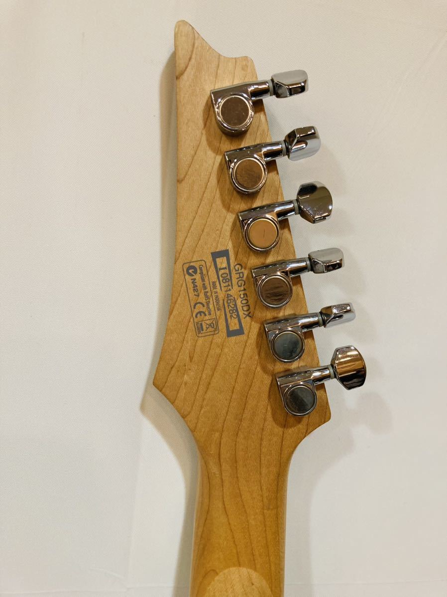 11f7 必見! 良品 Ibanez アイバニーズ GIO エレキギター GRG150DX ソフトケース付き 中古品 動作品 現状品 !_画像5