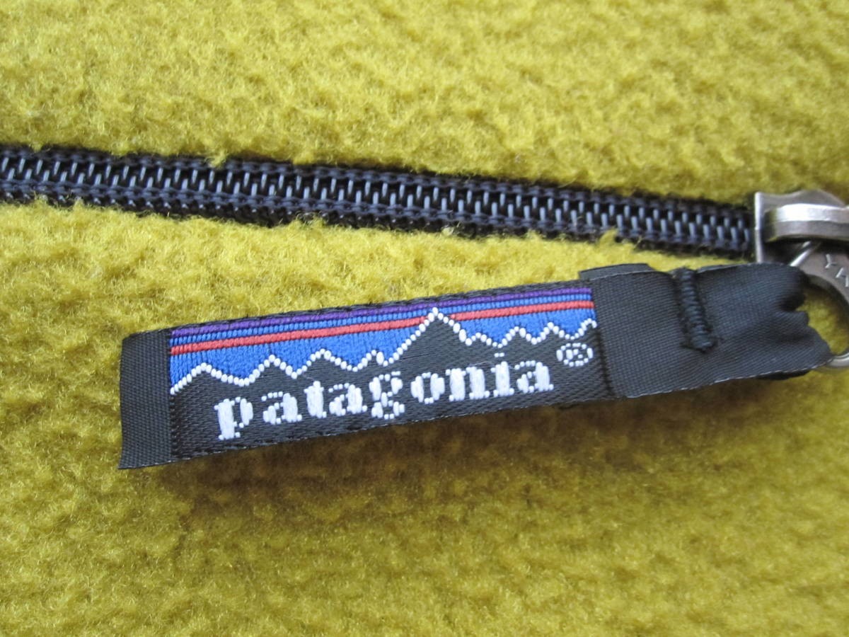 ☆ '91 パタゴニア グリセード (XS) カレー / USA製 / パイル リバーシブル / patagonia / vintage レトロ / MARS / ダスパーカー