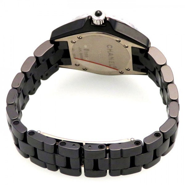 シャネル CHANEL J12 H2022 ブラック文字盤 新古品 腕時計 レディース_画像4