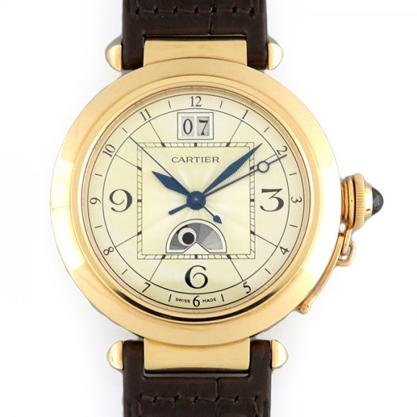 カルティエ Cartier パシャ 2タイムゾーン ナイト&デイ W3109151 シルバー文字盤 新古品 腕時計 メンズ_画像1