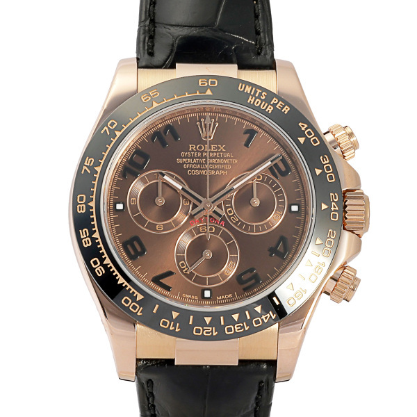Rolex Rolex Daytona Cosmograph 116515ln шоколадный/арабский циферблат использовал часы мужчин