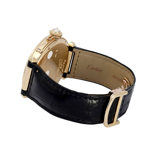  Cartier Cartier Pacha diamond Dragon worldwide limitation 25ps.@WJ123251 black / Gold face used wristwatch men's 