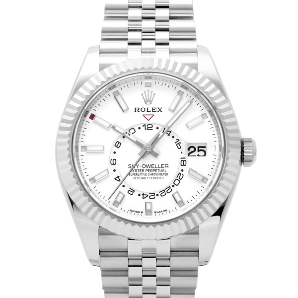 ロレックス ROLEX スカイドゥエラー 336934 ホワイト文字盤 新品 腕時計 メンズ