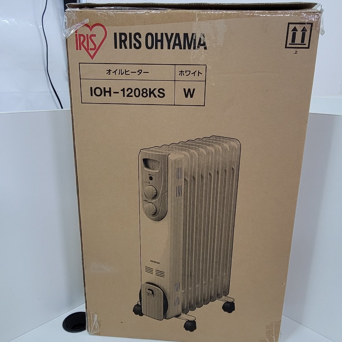  Iris o-yama oil heater IOH-1208 KS used boxed 