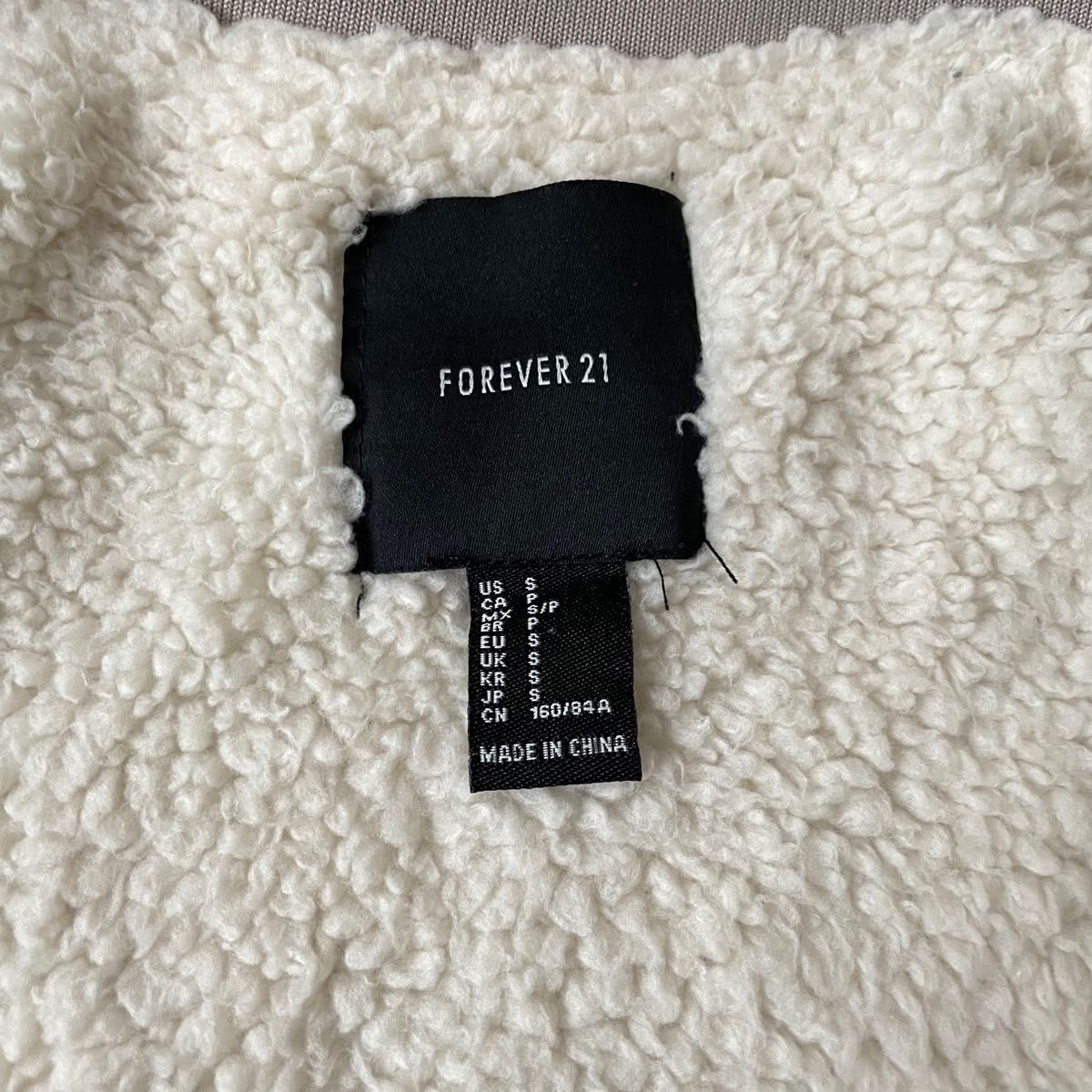 FOREVER21　裏ボア　MA-1　ブルゾン