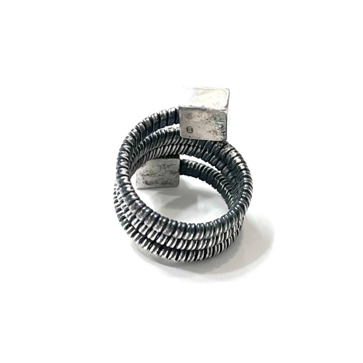 GUIDI グイディ　Spiral Ring シルバー サイズ:L_画像3