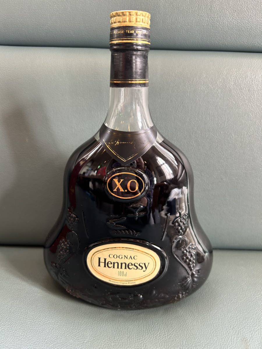 古酒 Hennessy ヘネシー XO 金キャップ 箱付 1,000ml 40% ブランデー