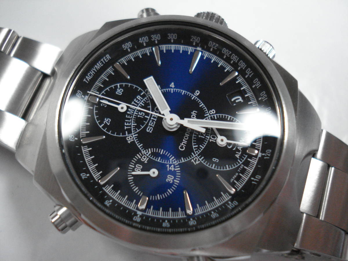 unused goods ] Seiko SUS suspension chronograph 7T32-9000 ALPIN Alpine ~  box attaching * manual ~: Real Yahoo auction salling
