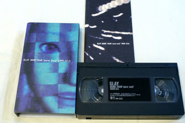 ○美品 VHS ビデオテープ グレイ GLAY GLAY DOME TOUR pure soul 1999 LIVE IN BIG EGG L0807_画像2