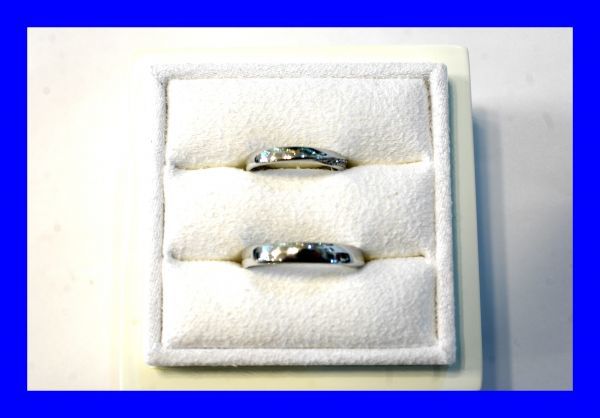 高質で安価 ○新品同様 ルシエ Z0106 ペアリング 結婚指輪 ムーン