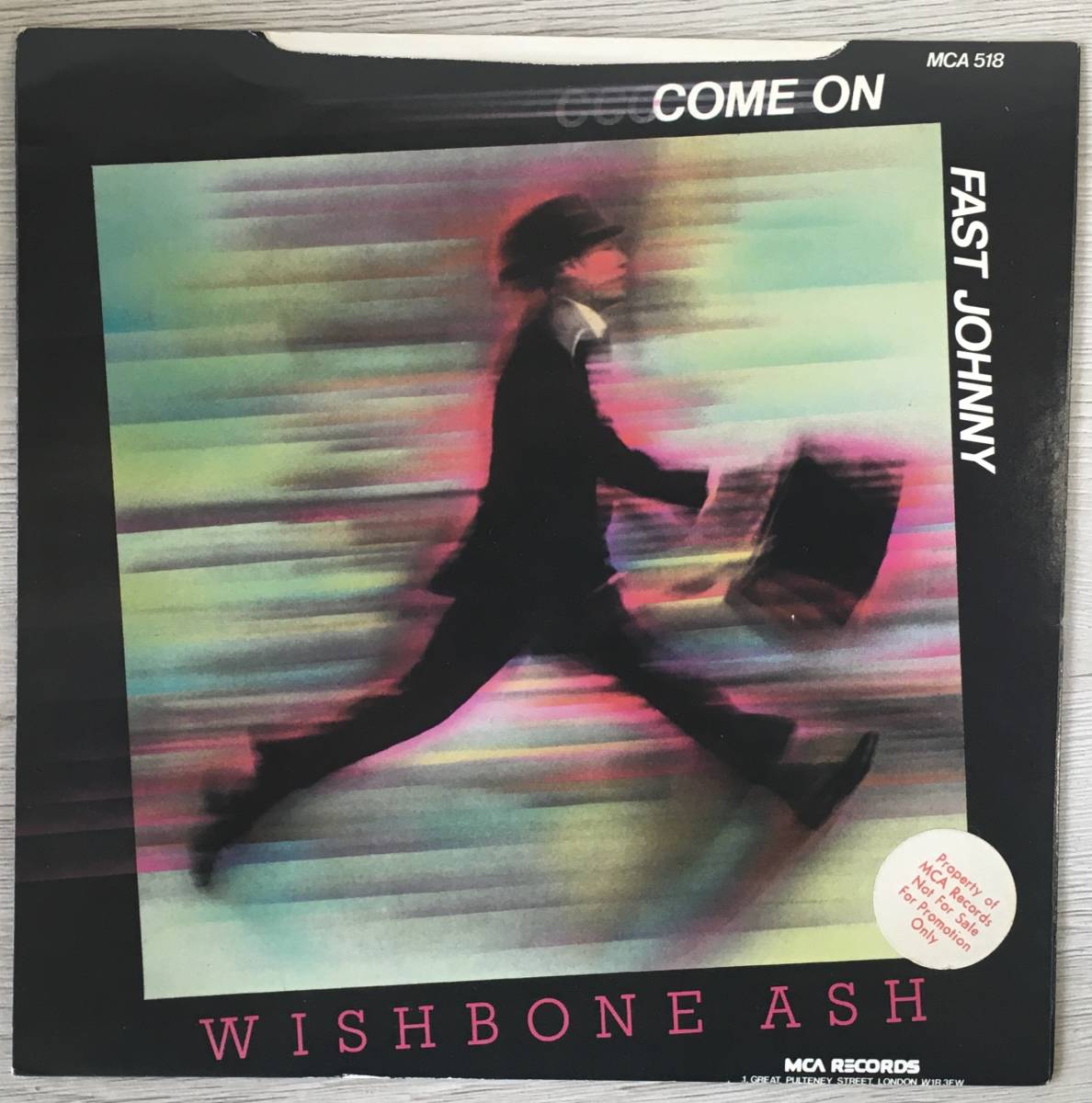 WISHBONE ASH COME ON UK盤　PROMO_画像2