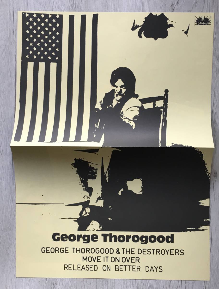 GEORGE THOROGOOD AND THE DESTROYERS MOVE IT ON OVER PROMO PROMO SHEET_画像5