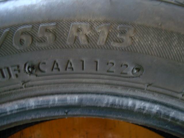 ライフ　CBA-JB7　タイヤ２本　155/65Ｒ13　200978_画像2