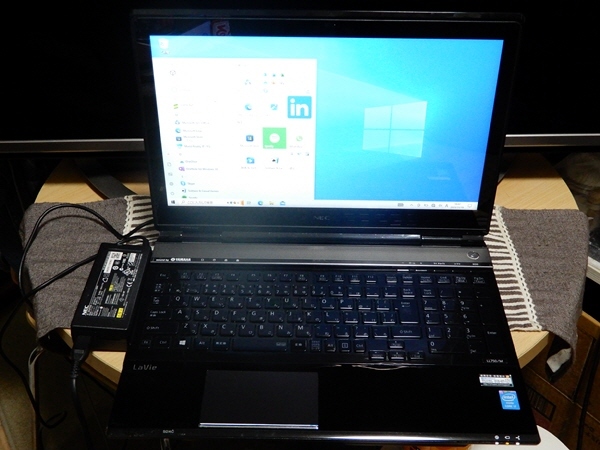■NEC LaVie LL750/M LED15.6型ワイド Windows 10 Core i7 8GB/1TB_画像1