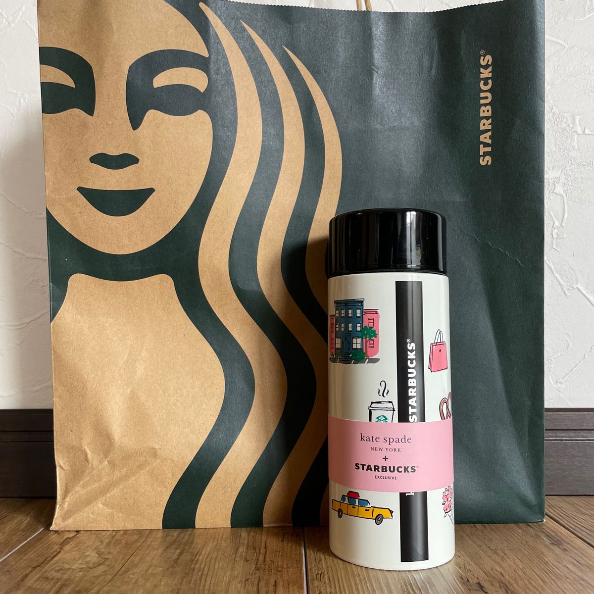 新品 STARBUCKS スターバックス kate spade ケイトスペード タンブラー  ステンレスボトル 水筒 マグ