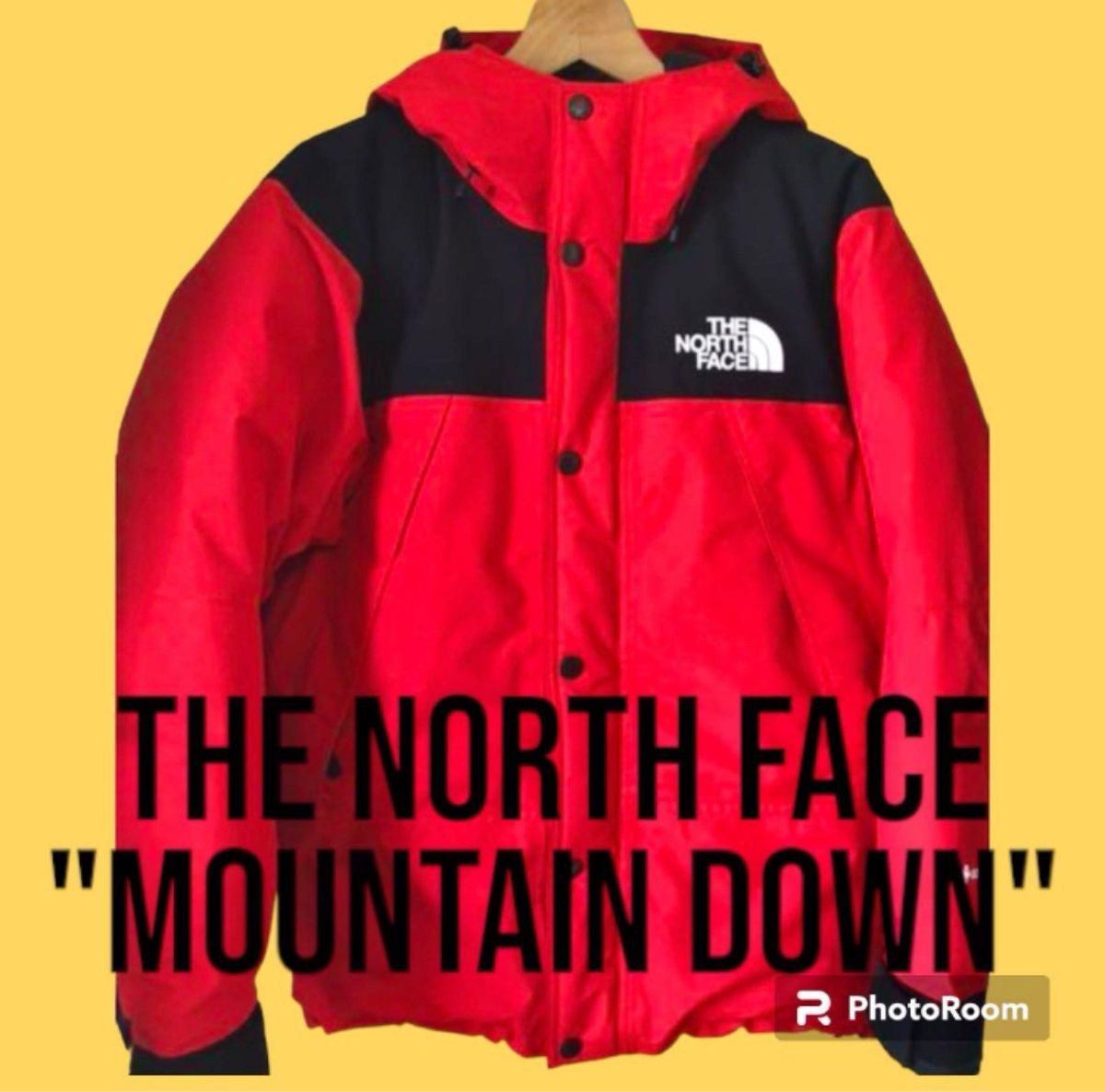 THE NORTH FACE ノースフェイス マウンテンダウンジャケット 赤Sサイズ 美品