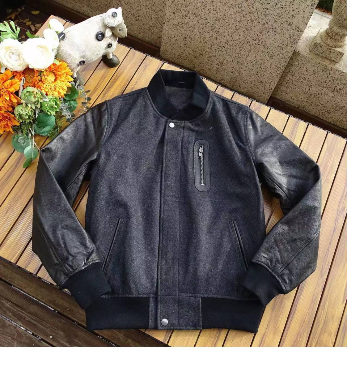 頭層牛革 レザージャケット 本革 ライダース メンズファッション 革ジャ M～6XL_画像1