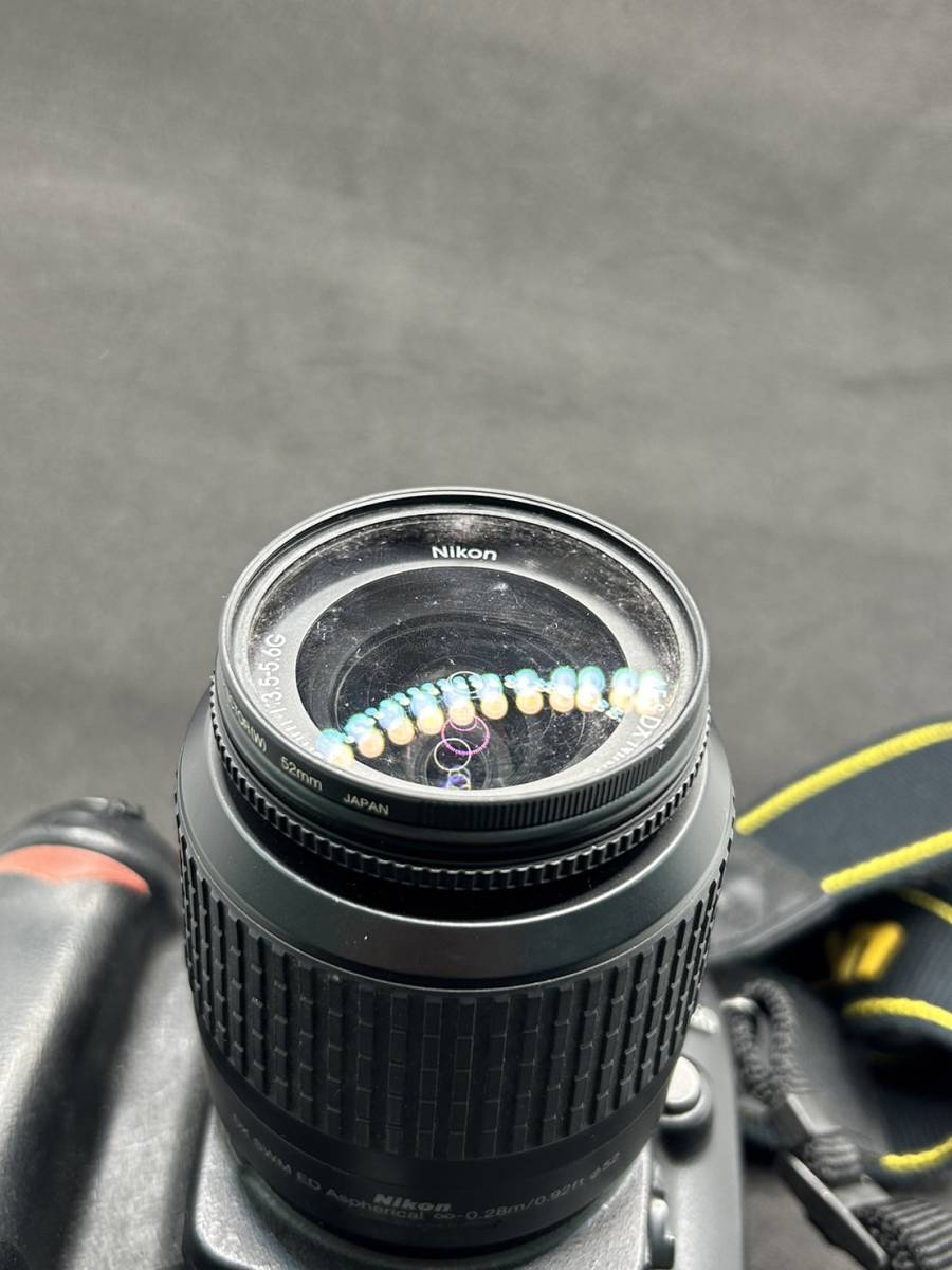 Nikon　ニコン　D50　レンズ　Nikon　DX　18-55mm　1:3.5-5.6　ED　通電確認〇　中古品　保管品　充電器付き_画像5