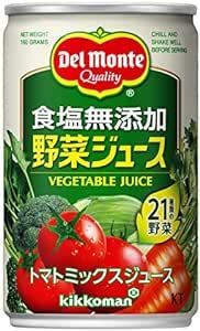 kikkoman(デルモンテ飲料) デルモンテ KT 食塩無添加野菜ジュース 160g×20_画像2