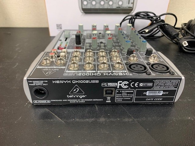 差出人件名受信日時 平田真邦動作品 behringer ベリンガー XENYX QX1002USB アナログ ミキサー 美品 共箱付11/14 (火) 15:44_画像5