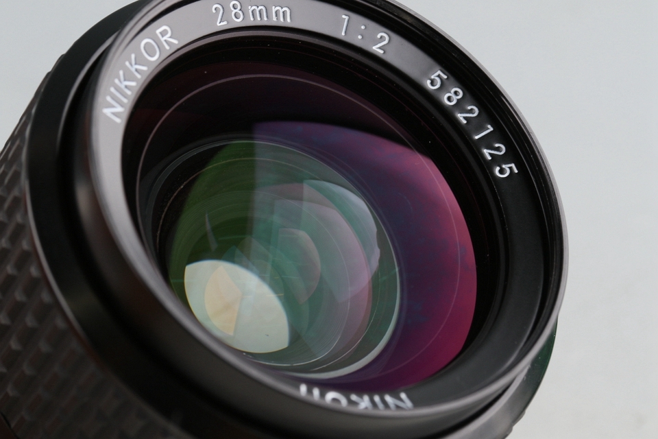 Nikon Nikkor 28mm F/2 Ais Lens #50215A5の画像3