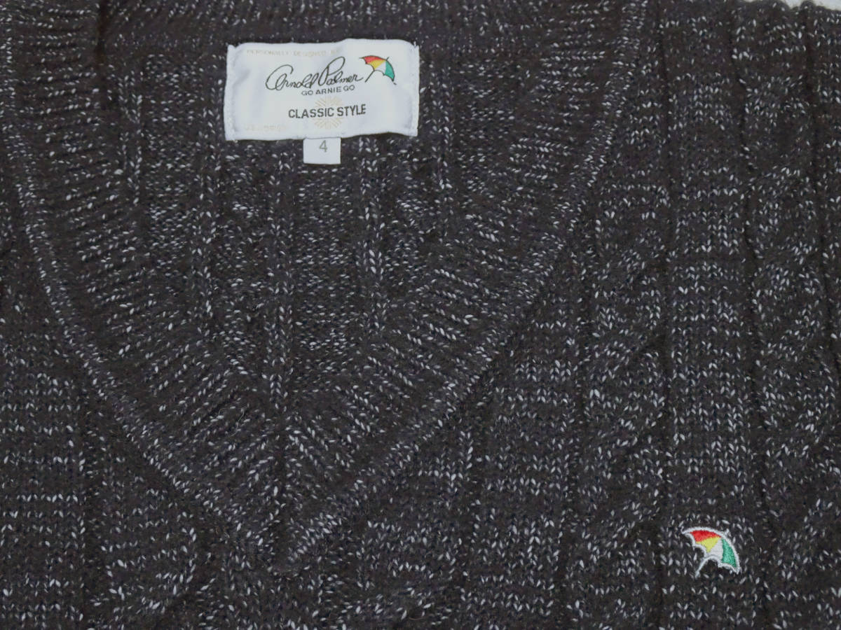 Arnold Palmer（アーノルド パーマー）/アクリル ナイロン/霜降りセーター/XL_画像5