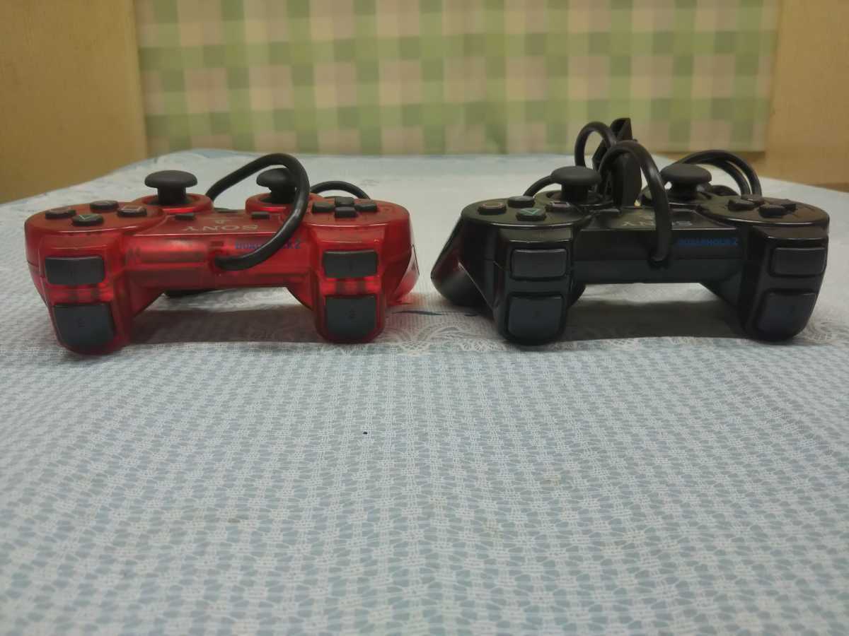 SONY PlayStation２コントローラー DUALSHOCK2 SCPH―10010　　　　二個　セット　　色違い_画像4