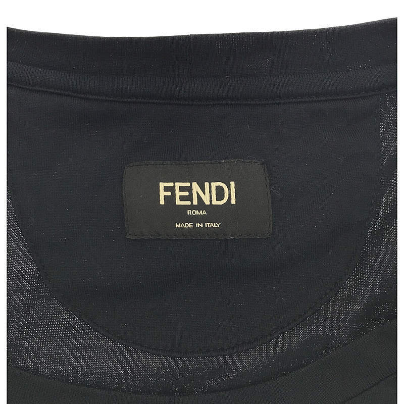 FENDI / フェンディ | スタッズ モンスター Tシャツ | 50 | ブラック | メンズ_画像5