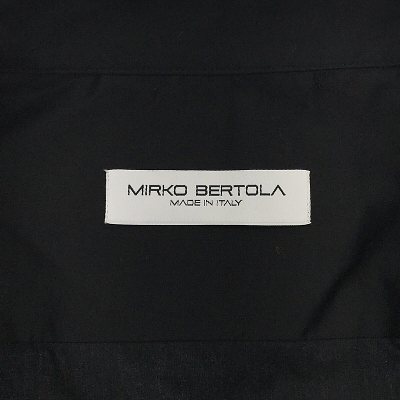 【新品】 MIRKO BERTOLA / ミルコベルトラ | 2021SS | IENA 別注 BIGシャツ | F | ブラック | レディース_画像5